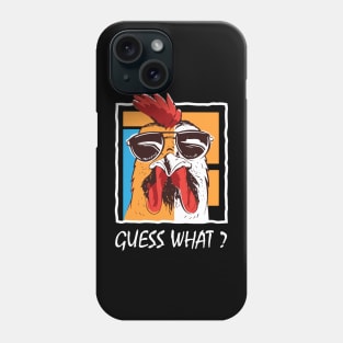 Funny Retro Vintage Guess What? Chicken Butt! Phone Case