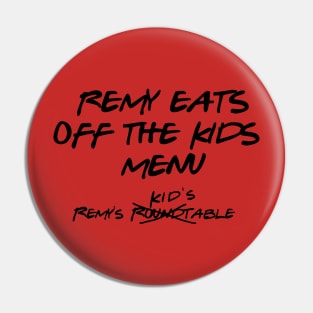 Eat off the kids menu Pin