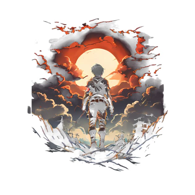 attack on titan logo black and white