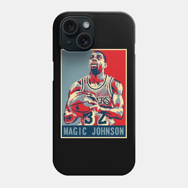 Magic Johnson Phone Case by today.i.am.sad