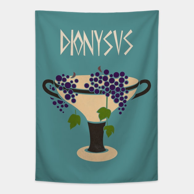 Dionysus Tapestry by Art by Angele G