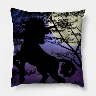 Night unicorn Pillow