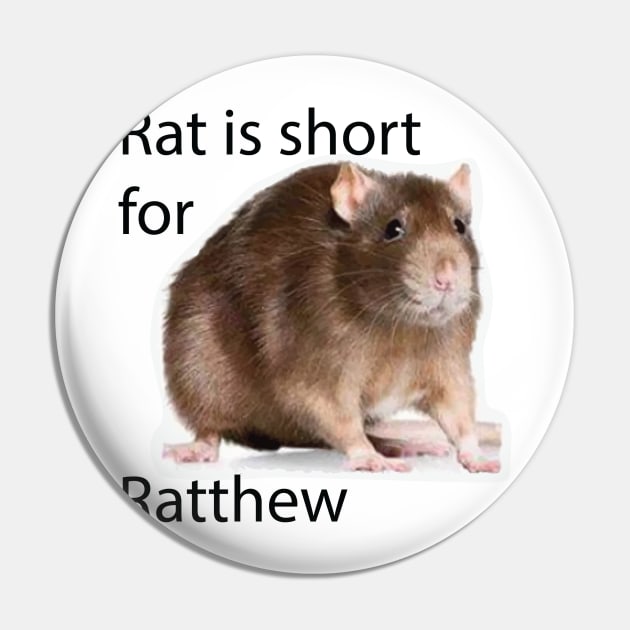 rat is short for ratthew Pin by hharvey57