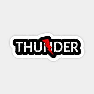 Thunder White Magnet