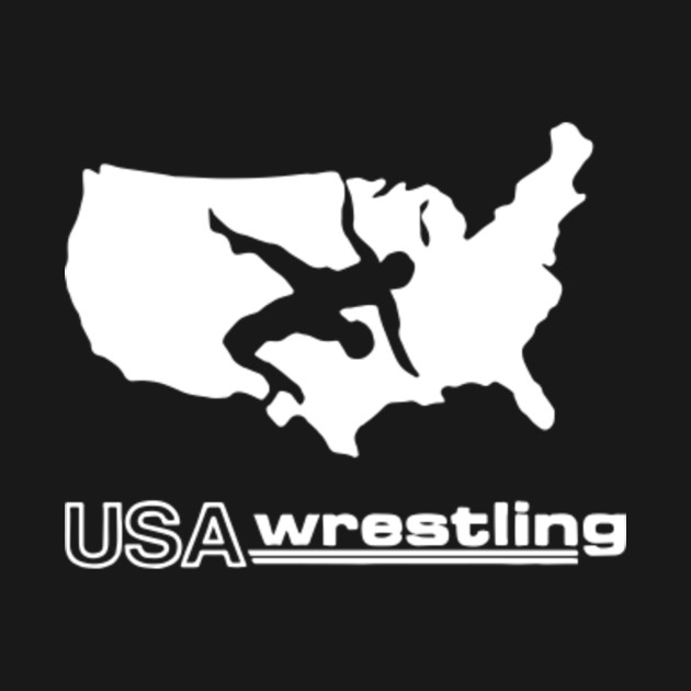 USA Wrestling TShirt Graphic Tee With Sayings Usa Wrestling Graphic