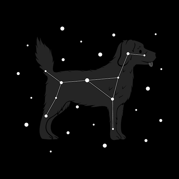 Newfoundland Dog Constellation by blacklines