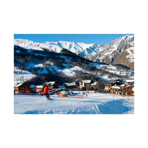 Saint Martin de Belleville 3 Valleys French Alps France by AndyEvansPhotos