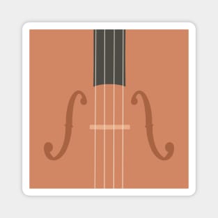 Strings in Browns and Creams Magnet