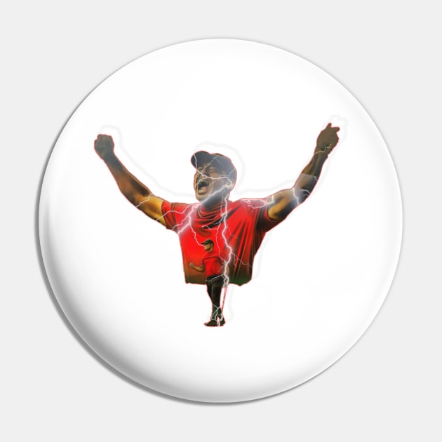 TIGER WOODS RED THUNDER CELEBRATION Pin by elSALMA