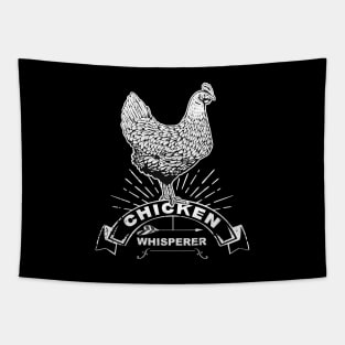 'Chicken Whisperer' Adorable Chicken Funny Gift Tapestry