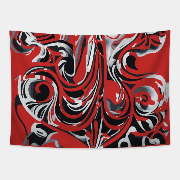 perfectly random pattern design Tapestry by marklink