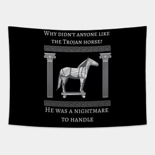 Trojan Horse and Ancient Greek Mythology History Buff Nerd Tapestry