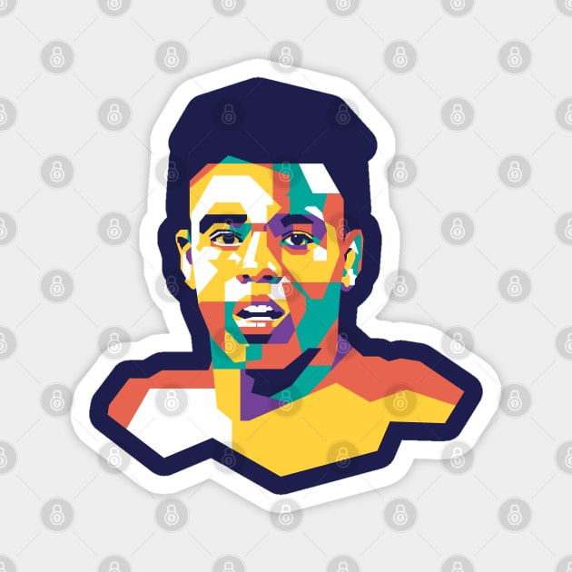 Mason Greenwood on Pop Art Magnet by pentaShop