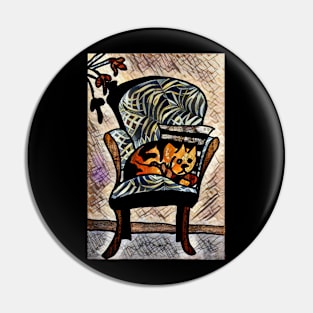 The Cat Chair Pin