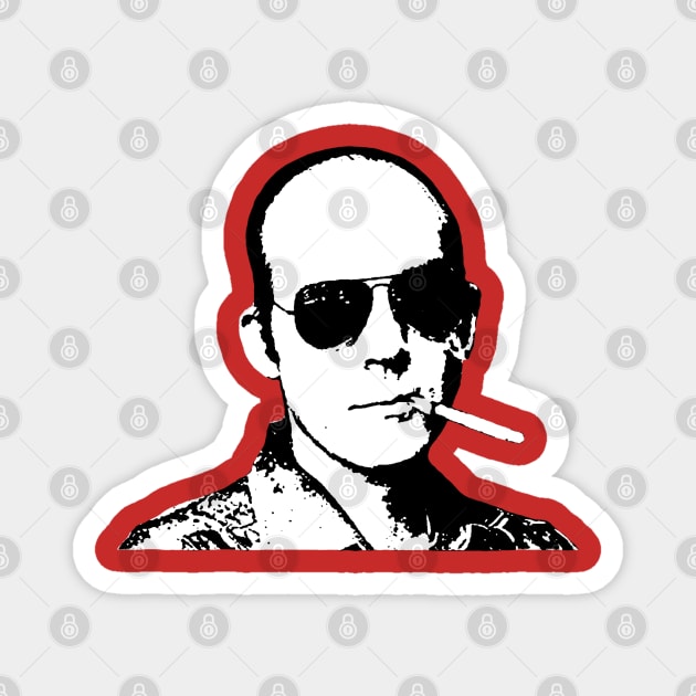 Hunter S Thompson - Smoking Magnet by timtopping