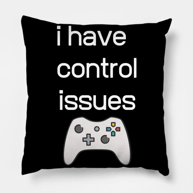 gaming logo Pillow by Lindseysdesigns