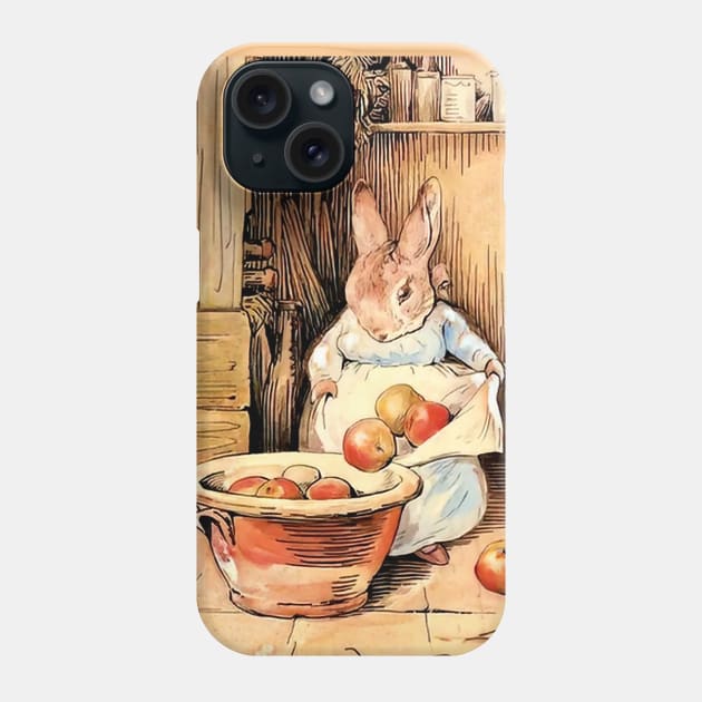 “Making Apple Cider” by Beatrix Potter Phone Case by PatricianneK