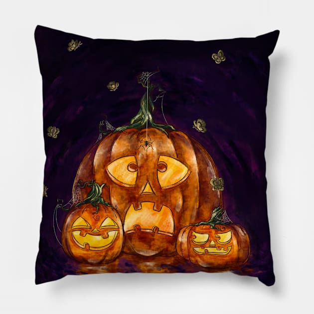 Night Frights Pillow by Thedustyphoenix