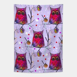 Owl Pattern Tapestry