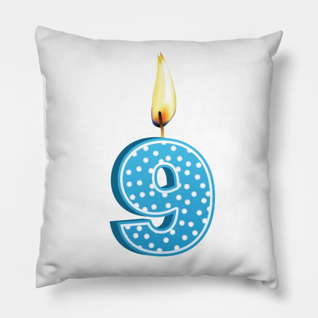 Number 9! Pillow by SWON Design