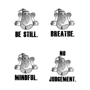 Elephant Teaching Mindful Meditation T-Shirt