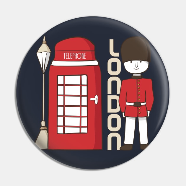 London Souvenir Gift Pin by SiGo