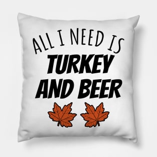 Turkey And Beer Pillow