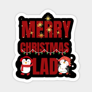 Merry Christmas Lad Magnet