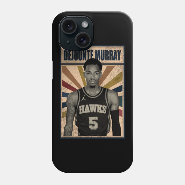 Atlanta Hawks Dejounte Murray Phone Case by RobinaultCoils