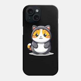 Orange Kawaii Cat Phone Case