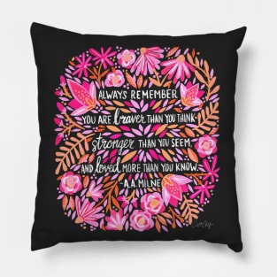 Pink Charcoal - Always Remember Pillow