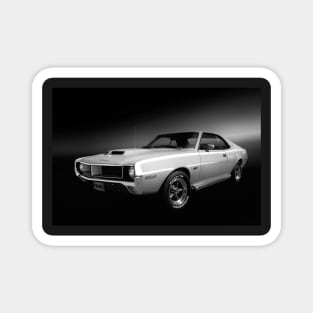 1970 AMC Javelin SST B/W Magnet