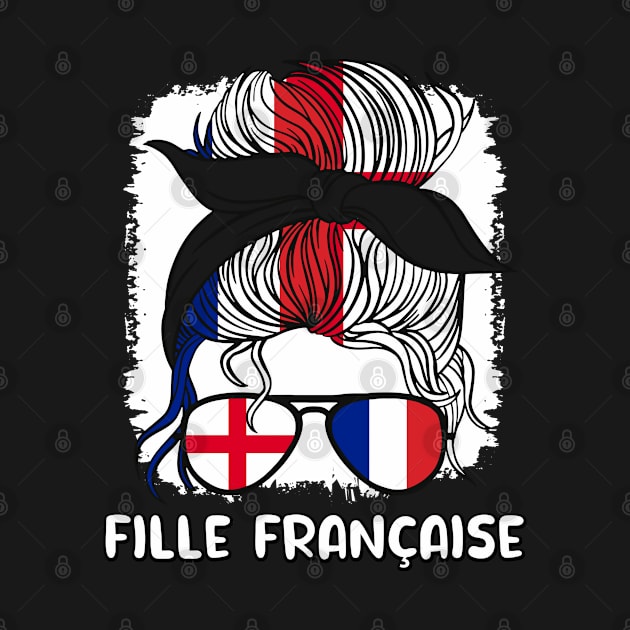 fille française French Girl France England Cute Women's Kids by qwertydesigns