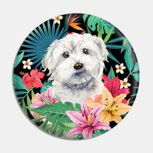 Tropical Maltese Dog 2 Pin