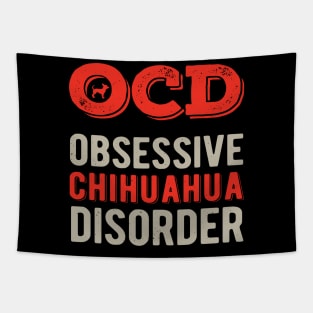 Funny Chihuahua Dog Lover Tapestry