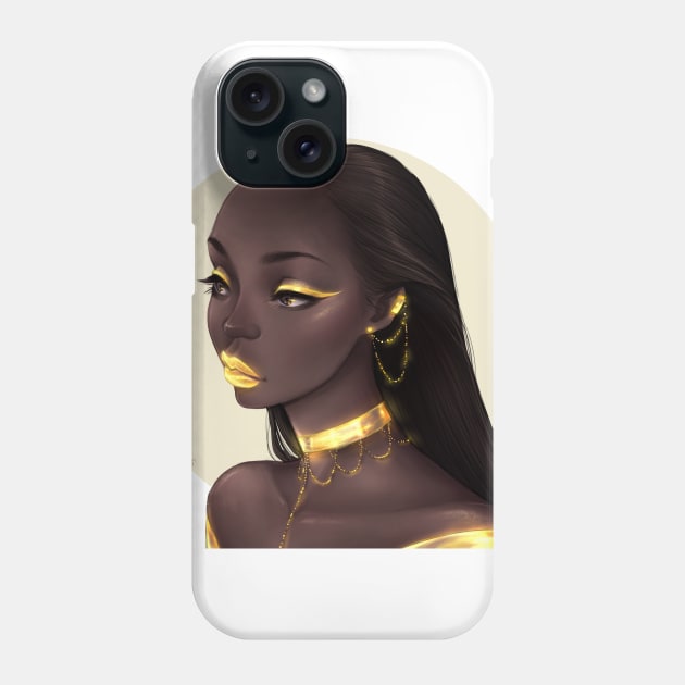 Gold Phone Case by Mari945