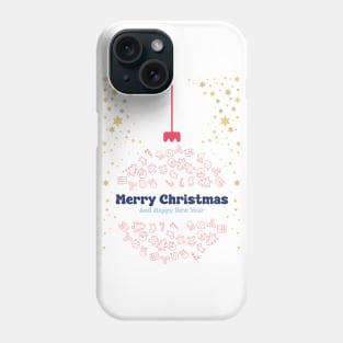 Merry Christmas and Happy New Year Phone Case