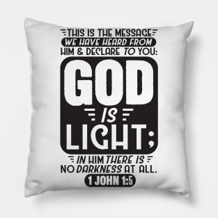 1 John 1:5 Pillow