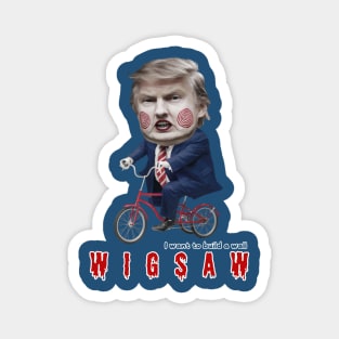 Trump Funny Parody of the Jigsaw - Wigsaw Magnet