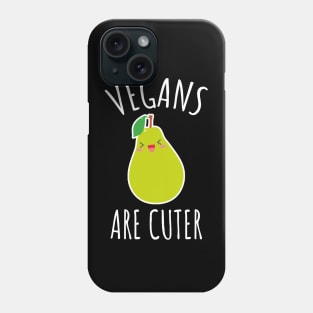 Vegans are cuter Phone Case