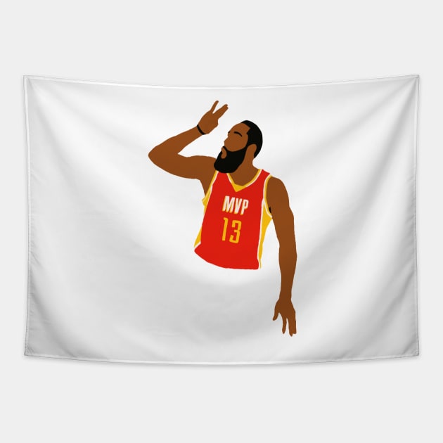 James Harden MVP Tapestry by rattraptees