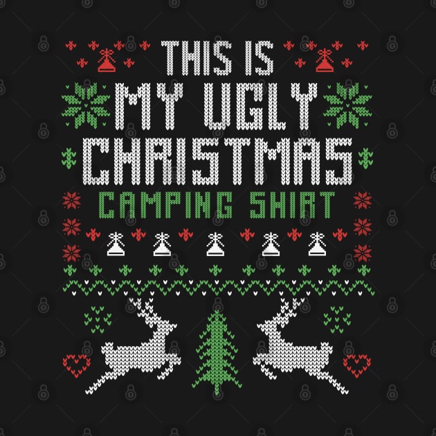 Ugly Christmas Camping Shirt by Merchsides