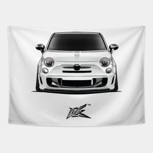 abarth 500 essesse white Tapestry