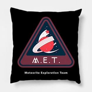 Meteorite Collector M.E.T. Meteorite Exploration Team Meteorite Pillow