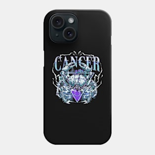 Cancer Zodiac Sign Bootleg Retro Hiphop Astrology Birthday Phone Case