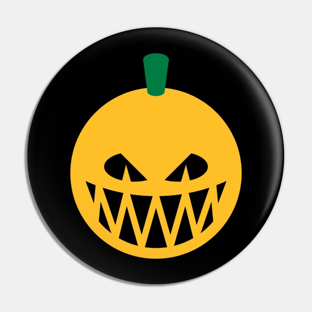 Halloween Pumpkin (Jack O’Lantern / Emoji / 2C) Pin by MrFaulbaum