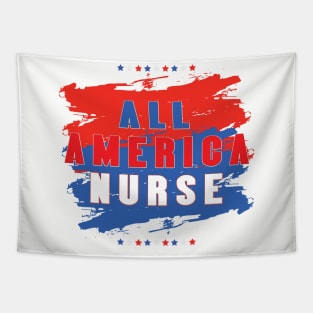 All American nurse Tapestry