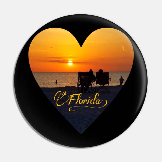 I Heart FL Sunsets Pin by Share_1