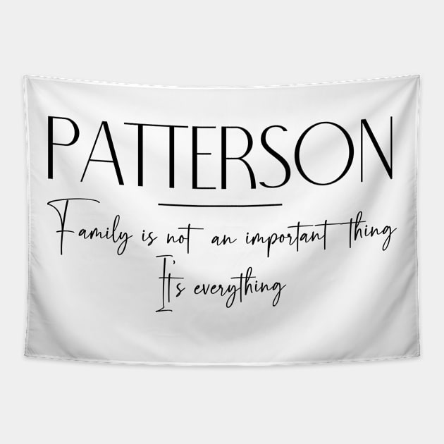 Patterson Family, Patterson Name, Patterson Middle Name Tapestry by Rashmicheal