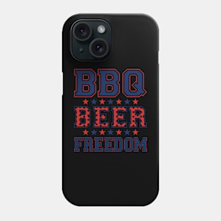 BBQ BEER FREEDOM Phone Case